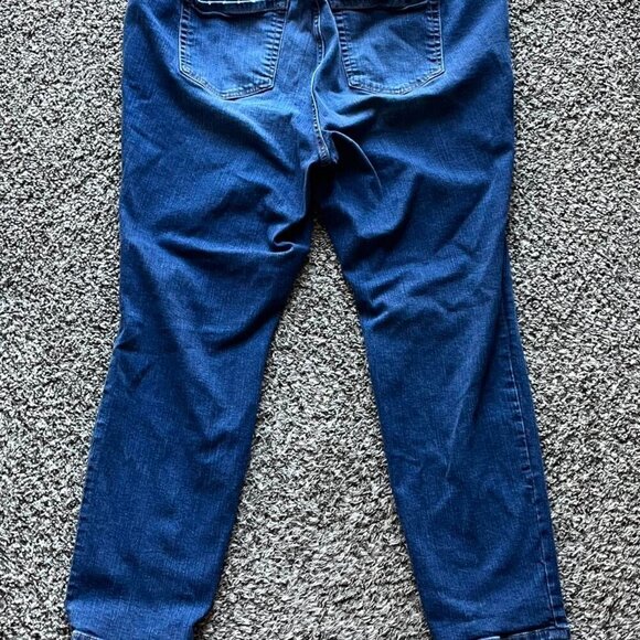 Torrid Skinny Ankle Jeans; Button Fly Blue Jeans, Womens 18T Pants - Picture 6 of 7